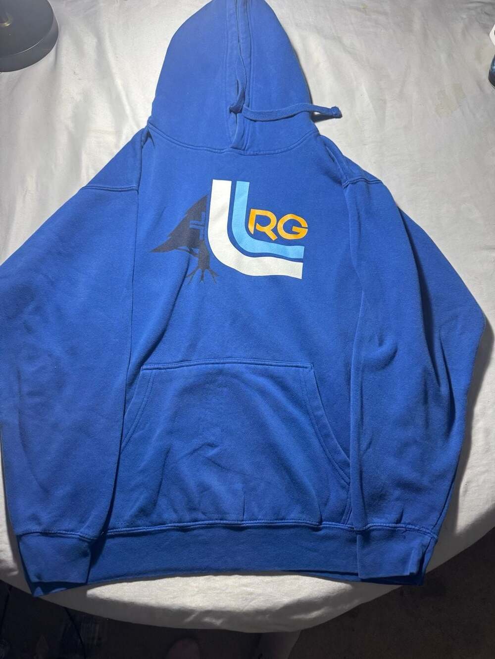 LRG Lifted Research Group Blue Pullover Hoodie